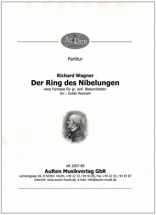 Musiknoten Der Ring des Nibelungen - Partitur, 	Richard Wagner/	Guido Rennert