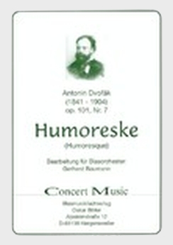 Musiknoten Humoreske, Dvorak/Gerhard Baumann