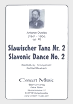 Musiknoten Slawischer Tanz Nr. 2, Antonin Dvorak/Gerhard Baumann