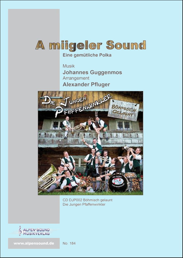 Musiknoten A miigeler Sound, Hannes Guggenmos