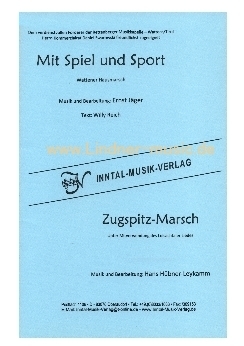 Musiknoten Zugspitzmarsch, Hans Hübner-Leykamm Musiknoten Zugspitzmarsch, Hans Hübner-Leykamm