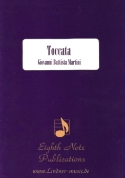 Musiknoten Toccata, Giovanni Battista Martini