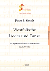 Musiknoten Westfälische Lieder und Tänze, Peter B. Smith