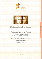 Musiknoten Ouvertüre zur Oper Don Giovanni, Wolfgang A. Mozart/Peter B. Smith