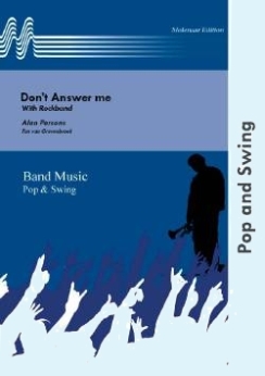 Musiknoten Don't Answer me, Alan Parsons/Ton van Grevenbroek