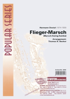 Musiknoten Flieger-Marsch, Hermann Dostal/Thomas R. Becker