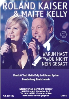 Musiknoten Warum hast du nicht nein gesagt, M. Kelly/R. Kaiser/Erwin Jahreis