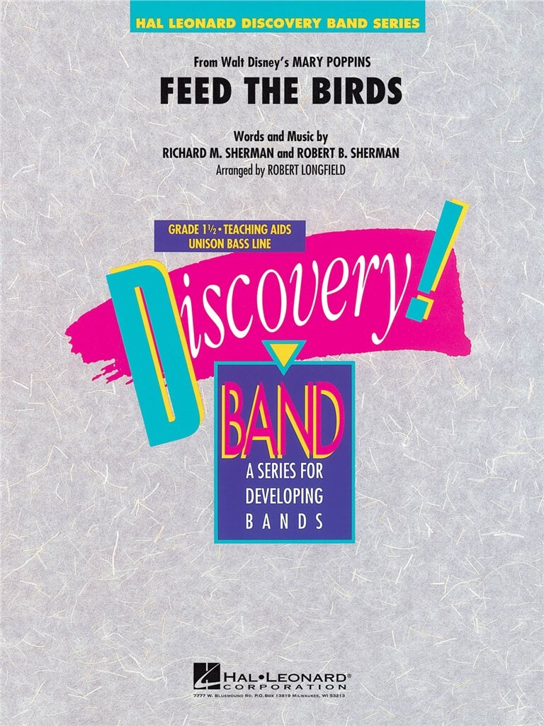 Musiknoten Feed the Birds, Richard and Robert Sherman/Robert Longfield