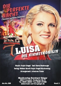 Musiknoten Die perfekte Nacht, Luisa/Siegel/Thaler