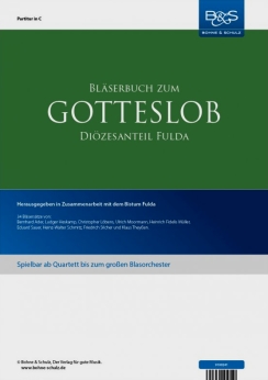 Musiknoten Bläserbuch zum Gotteslob Fulda - Partitur