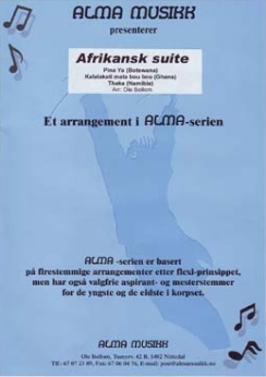 Musiknoten Afrikansk suite, Ole Bollom