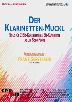 Musiknoten Der Klarinetten-Muckl, Franz Gerstbrein