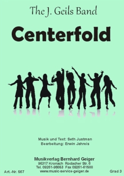 Musiknoten Centerfold, The J. Geils Band, Erwin Jahreis