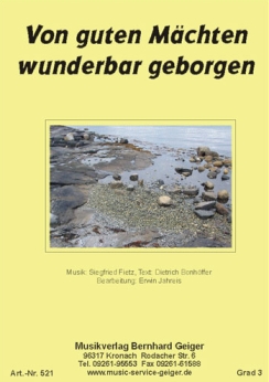 Musiknoten Von guten Mächten, Dietrich Bonnhoeffer/Erwin Jahreis