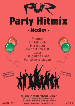 Musiknoten PUR Party Hitmix Medley, Erwin Jahreis