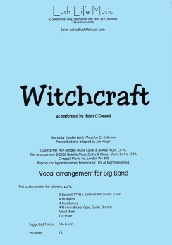 Musiknoten Witchcraft, Helen O'Connell/Jon Harpin