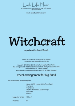 Musiknoten Witchcraft, Helen O'Connell/Jon Harpin