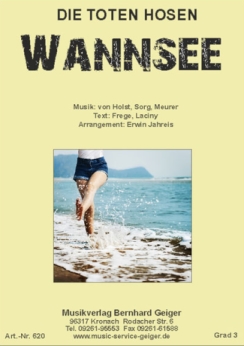 Musiknoten Wannsee, Die Toten Hosen/Erwin Jahreis