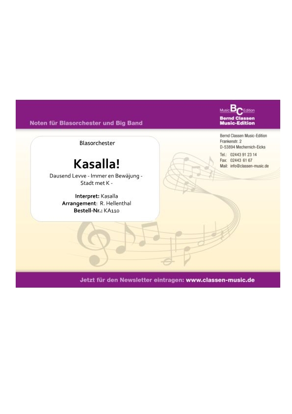 Musiknoten Kasalla!, Richard Hellenthal
