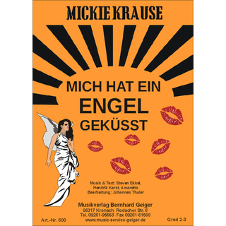 Musiknoten Mich hat ein Engel geküsst, Mickie Krause/Johannes Thaler