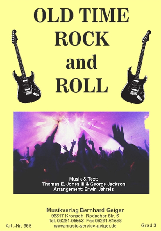 Musiknoten Old Time Rock and Roll, Thomas E. Jones/Erwin Jahreis