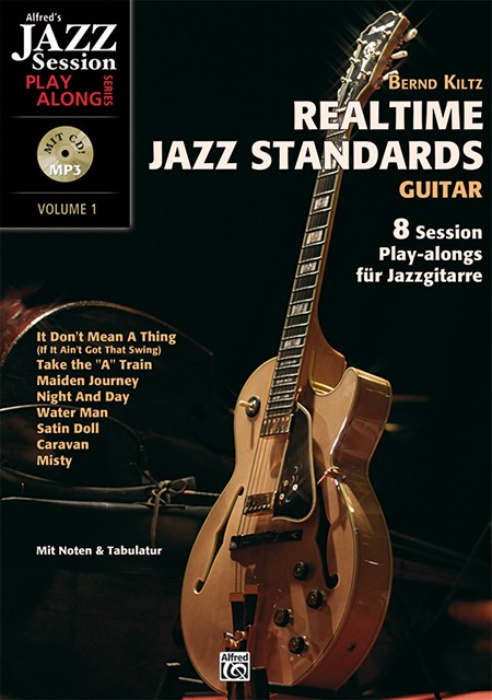 Musiknoten Realtime Jazz Standards - Gitarre, Bernd Kiltz