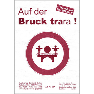 Musiknoten Auf der Bruck trara, Benes/Thaler - Combo