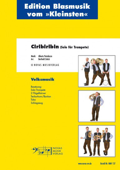 Musiknoten Ciribiribin, Pestalozza/Berthold Schick