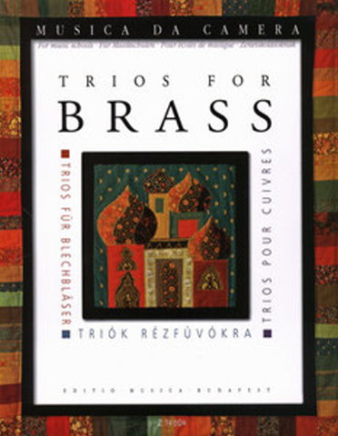 Musiknoten Trios für Blechbläser