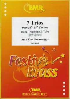 Musiknoten 7 Trios aus der 16.-18. Jahrhundert