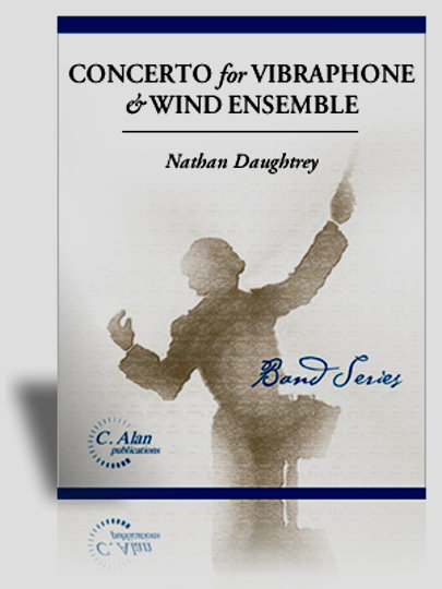 Musiknoten Concerto for Vibraphone & Wind Ensemble, Nathan Daughtrey