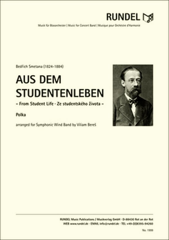 Musiknoten Aus dem Studentenleben, Bedrich Smetana/Viliam Beres