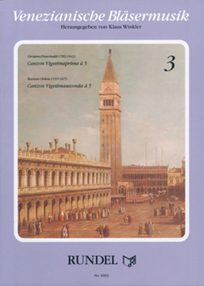 Musiknoten Venezianische Bläsermusik Nr. 3, Girolamo Frescobaldi/Bastian Chilese
