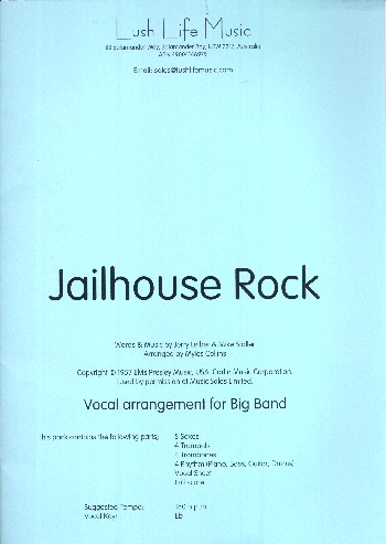 Musiknoten Jailhouse Rock - Jerry Leiber, Mike Stoller/Myles Collins