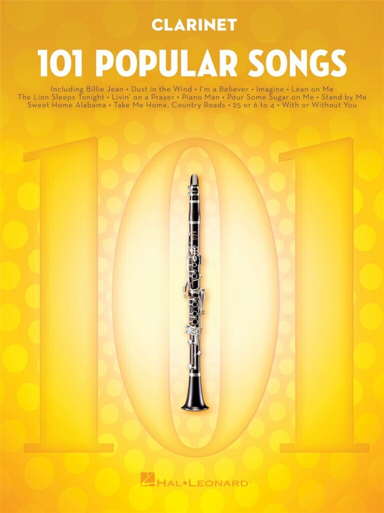 Musiknoten 101 Popular Songs für Klarinette